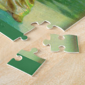 Puzzle belle dame des années 1960 dans la robe de soirée (Côté)