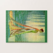 Puzzle belle dame des années 1960 dans la robe de soirée (Horizontal)