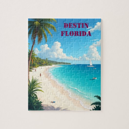 Puzzle Belle Destin Florida Sunset Beach (Vertical)