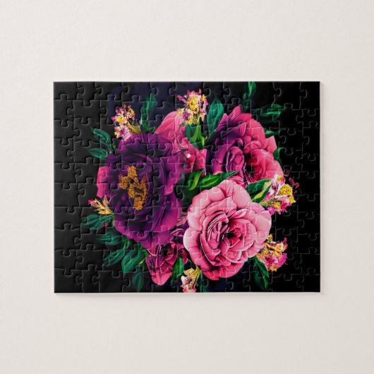 Puzzle belle disposition de fleurs (Horizontal)