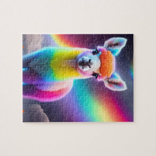 Puzzle Belle Douce Colorée Cute Llama (Horizontal)