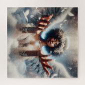 Puzzle Belle Ethérée Ange Afro-Américaine (Horizontal)