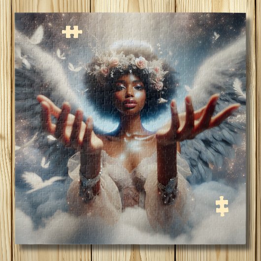 Puzzle Belle Ethérée Ange Afro-Américaine