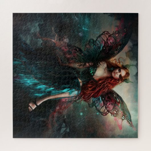 Puzzle Belle Fée dans Emerald Green Gown (Horizontal)