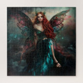 Puzzle Belle Fée dans Emerald Green Gown (Vertical)