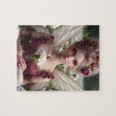 Puzzle Belle fée de janvier en oeillets (Horizontal)