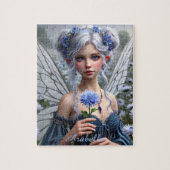 Puzzle Belle fée de septembre en Asters (Vertical)