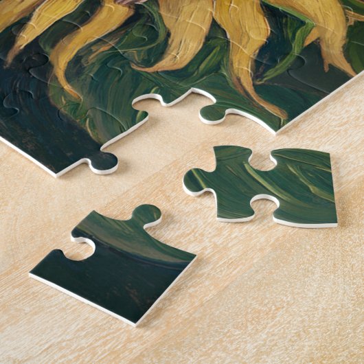 Puzzle Belle fée endormie sur tournesol (Côté)