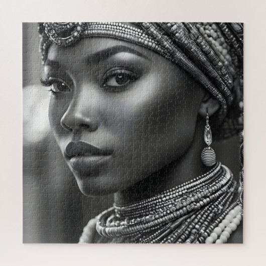 Puzzle Belle femme africaine (Vertical)