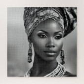 Puzzle Belle femme africaine (Vertical)