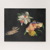 Puzzle belle femme aux orchidées (Horizontal)
