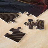 Puzzle Belle femme avec colombe (Côté)