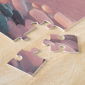 Puzzle Belle femme méditant sur la plage vierge (Côté)