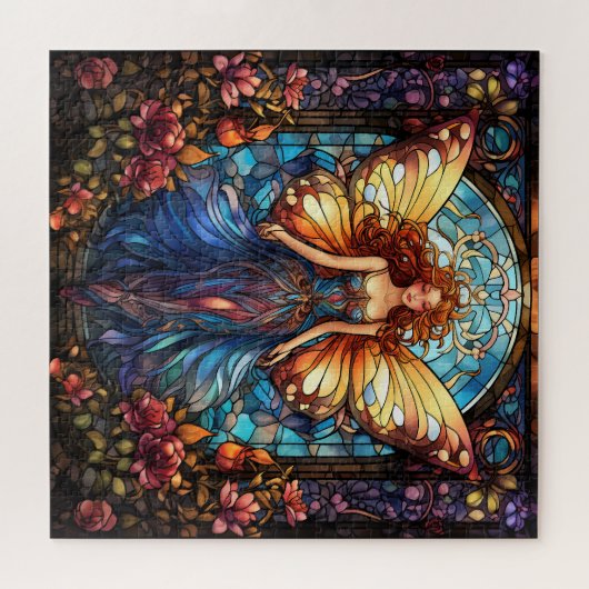 Puzzle Belle Fenêtre en Verre Fairy (Horizontal)