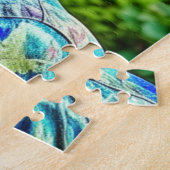 Puzzle Belle Fille avec Reflet de Lunettes de Soleil Fleu (Côté)