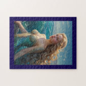 Puzzle Belle fille de sirène dans l'océan (Horizontal)