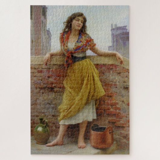 Puzzle Belle fille Italienne Transporteur d'Eau (Vertical)