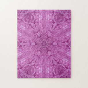 Puzzle Belle fille rose dentelle Motif Kaleidoscope