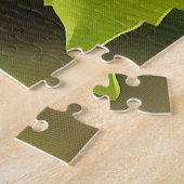 Puzzle Belle Fleur d'Hibiscus Tropical Rouge Artistique (Côté)