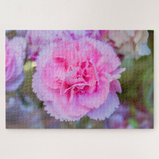 Puzzle Belle fleur rose (Horizontal)