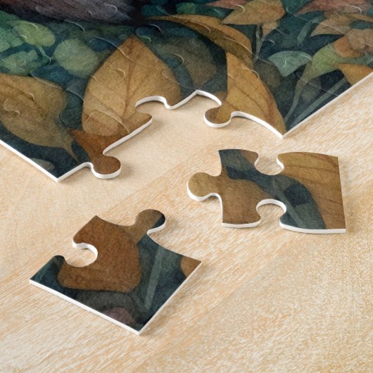 Puzzle Belle Forêt de Boho Animal/Renard (Côté)