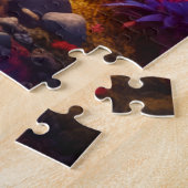Puzzle Belle forêt violette (Côté)