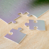 Puzzle Belle fuchsia et fleur blanche (Côté)