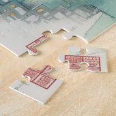 Puzzle Belle Geisha avec Fleurs (Côté)