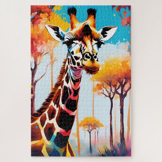 Puzzle Belle girafe  (Vertical)