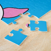 Puzzle Belle Illustration Du Monstre Loch Ness. (Côté)