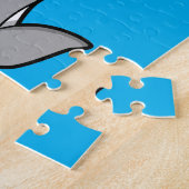 Puzzle Belle Illustration D'Un Monstre Loch Ness. (Côté)