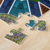 Puzzle Belle impression d'art de conception de textile as (Côté)