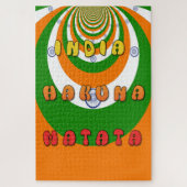 Puzzle Belle Inde couleurs drapeau national Hakuna Matata (Vertical)