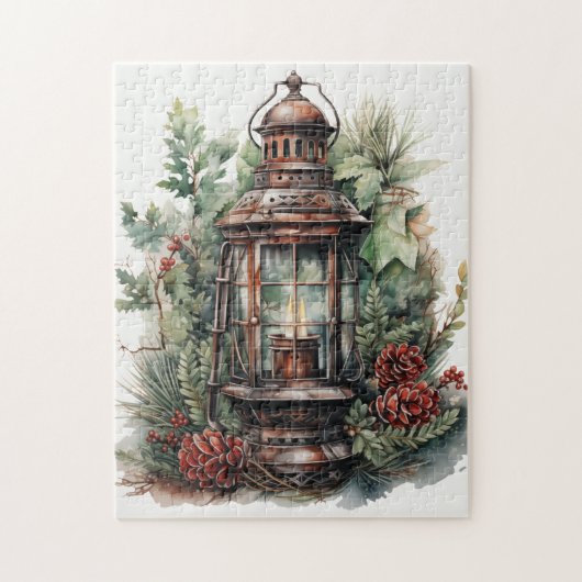 Puzzle Belle lanterne de Noël (Vertical)