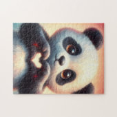 Puzzle Belle Love Heart Panda (Horizontal)