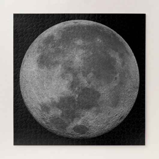 Puzzle Belle lune dans l'espace (Horizontal)
