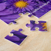 Puzzle Belle marguerite violette Michaelmas (Côté)