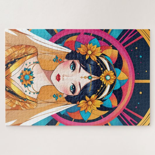 Puzzle Belle mariée dans l'art du Pop Art (Horizontal)