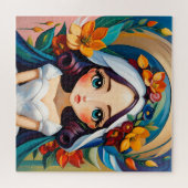 Puzzle Belle mariée en peinture (Horizontal)
