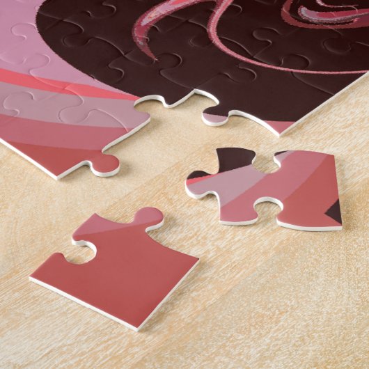 Puzzle Belle Motif Maroon Africain Design d'impression (Côté)