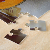 Puzzle Belle note musicale de guitare acoustique (Côté)