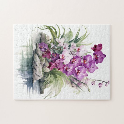 Puzzle Belle Orchidée violette (Horizontal)