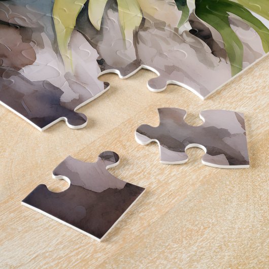 Puzzle Belle Orchidée violette (Côté)