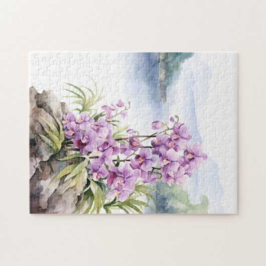 Puzzle Belle Orchidée violette (Horizontal)