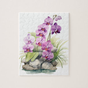 Puzzle Belle Orchidée violette