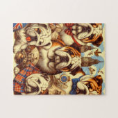 Puzzle Belle peinture anglaise de Bulldog (Horizontal)