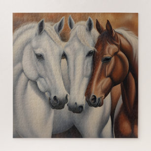 Puzzle Belle peinture de chevaux