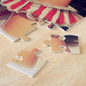 Puzzle Belle Peinture de femme rétro (Côté)