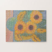 Puzzle Belle peinture de tournesol (Horizontal)