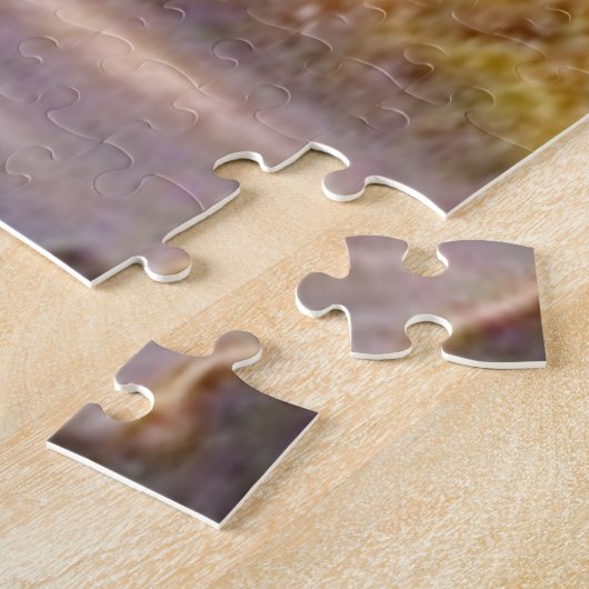 Puzzle Belle peinture d'un éléphant dans sa nature (Côté)